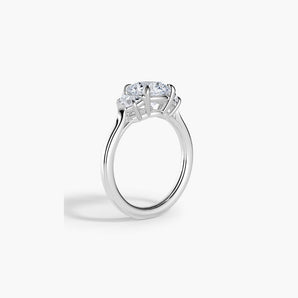 The Cadillac Three Stone Lab Diamond Engagement Ring