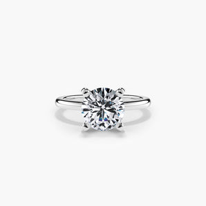 The Classic Solitaire 4-Prong Setting Lab Diamond Engagement Ring