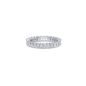 Radiant Eternity Slim Band with Lab Diamonds