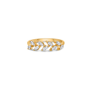 Botanica Ring with Marquise Lab Diamonds