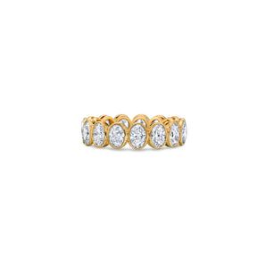Oval Eternity Wide Band with Lab Diamonds