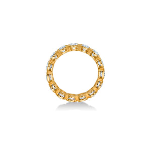Oval Eternity Wide Band with Lab Diamonds