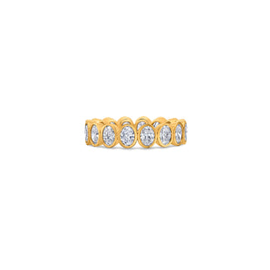 Oval Eternity Classic Band with Lab Diamonds
