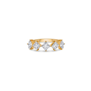 Stella Ring with Asscher Lab Diamonds