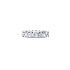 Princess Eternity Slim Band with Lab Diamonds