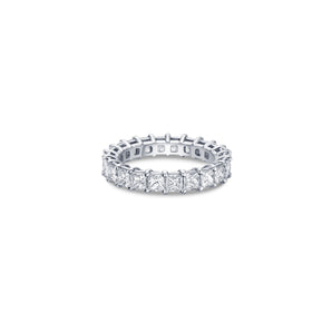 Princess Eternity Slim Band with Lab Diamonds